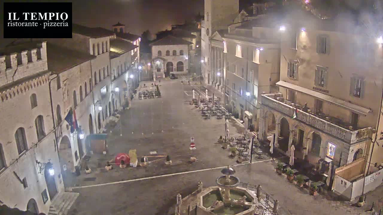 Assisi Piazza del Comune Square - Perugia, Umbria, Italy