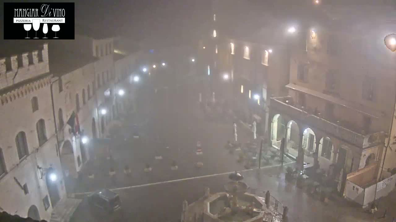 Assisi Piazza del Comune Square - Perugia, Umbria, Italy