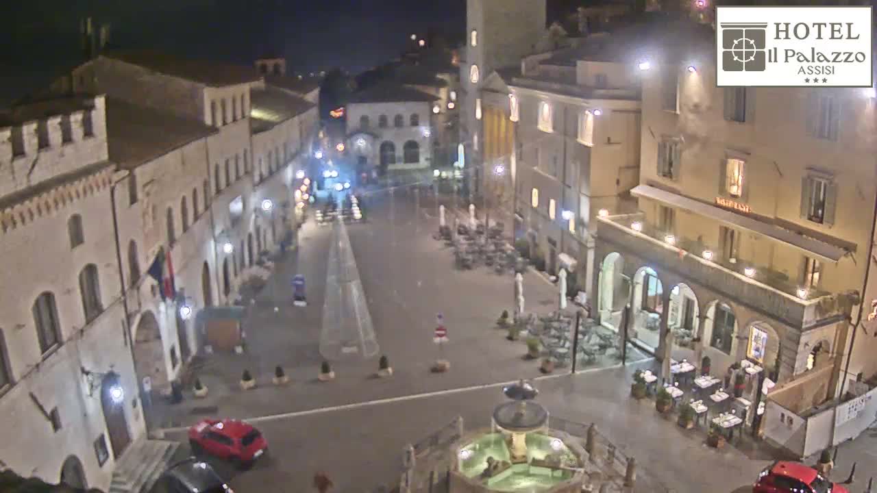 Assisi Piazza del Comune Square - Perugia, Umbria, Italy