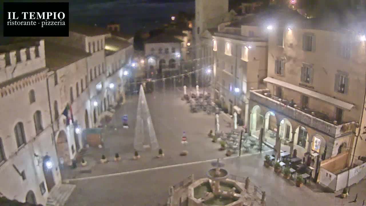 Assisi Piazza del Comune Square - Perugia, Umbria, Italy