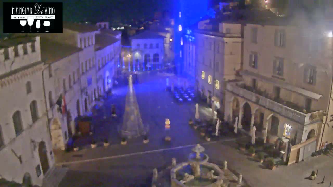 Assisi Piazza del Comune Square - Perugia, Umbria, Italy