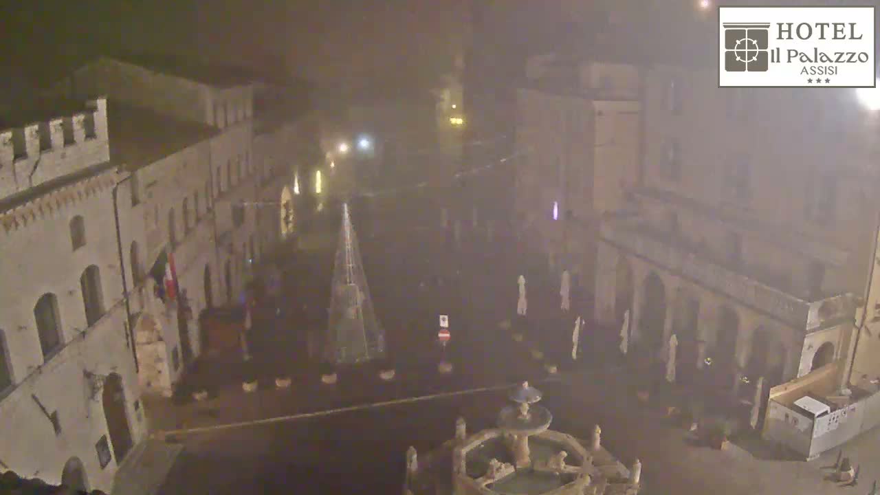 Assisi Piazza del Comune Square - Perugia, Umbria, Italy
