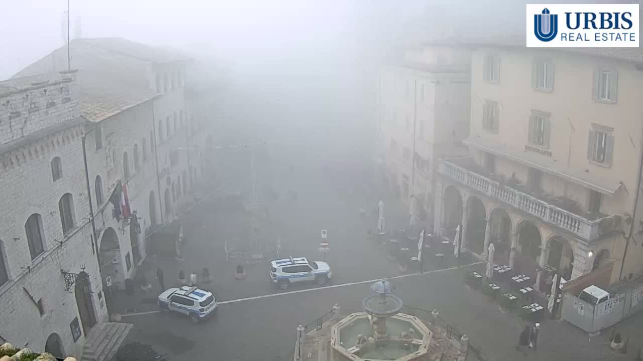Assisi Piazza del Comune Square - Perugia, Umbria, Italy