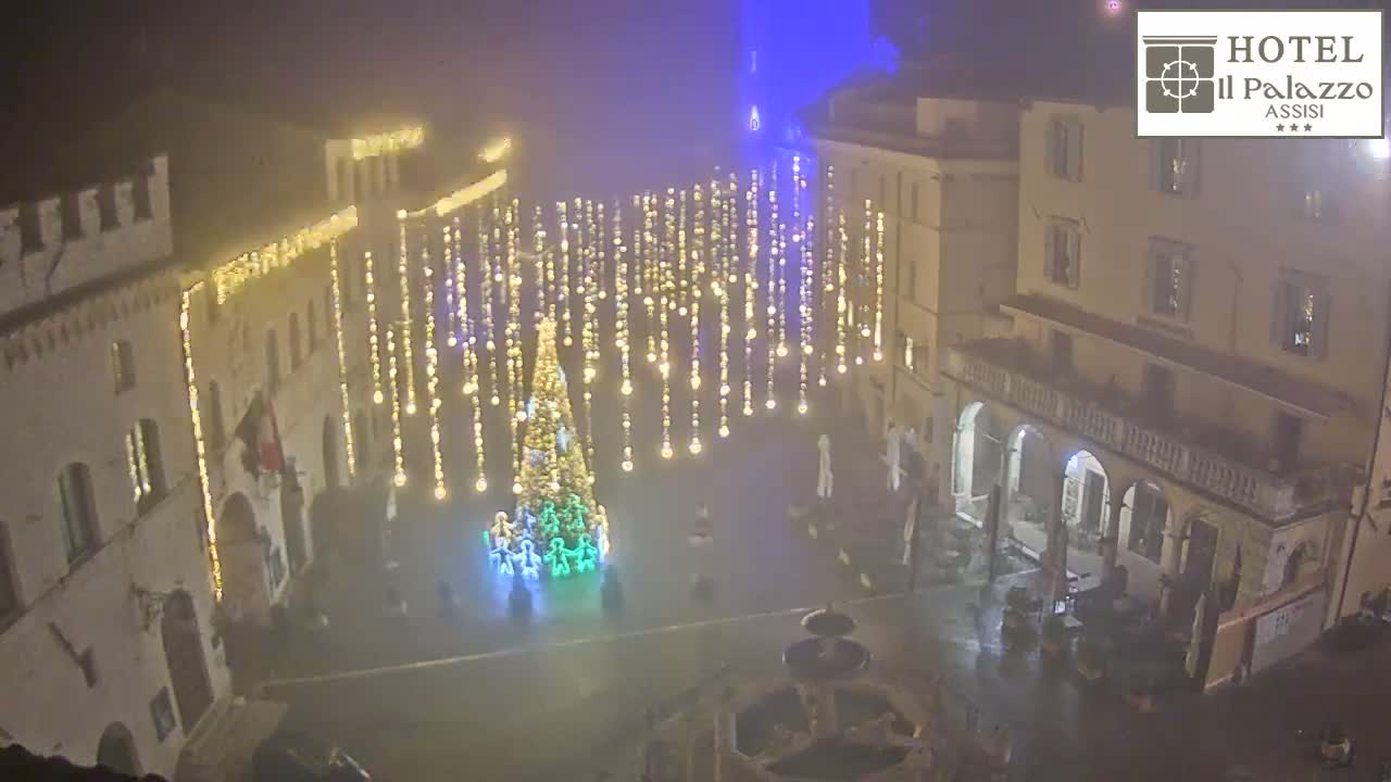 Assisi Piazza del Comune Square - Perugia, Umbria, Italy
