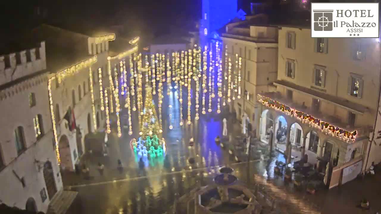 Assisi Piazza del Comune Square - Perugia, Umbria, Italy