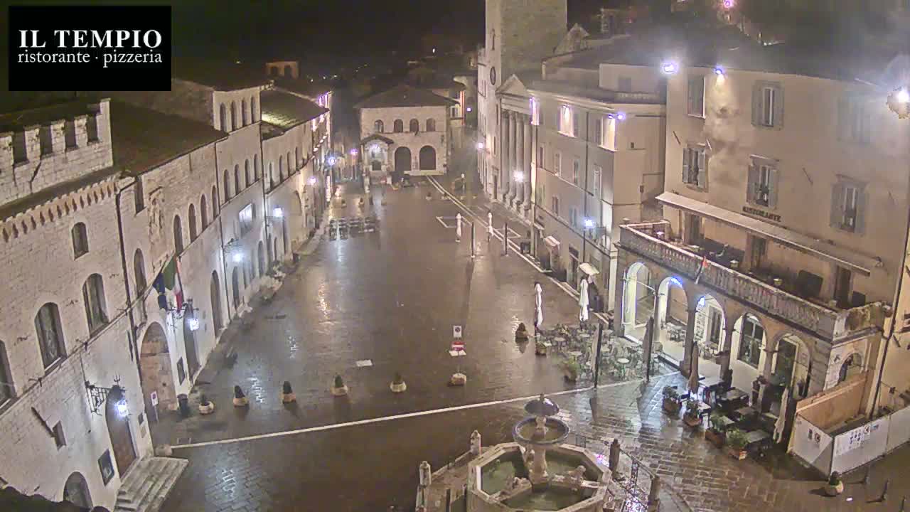 Assisi Piazza del Comune Square - Perugia, Umbria, Italy