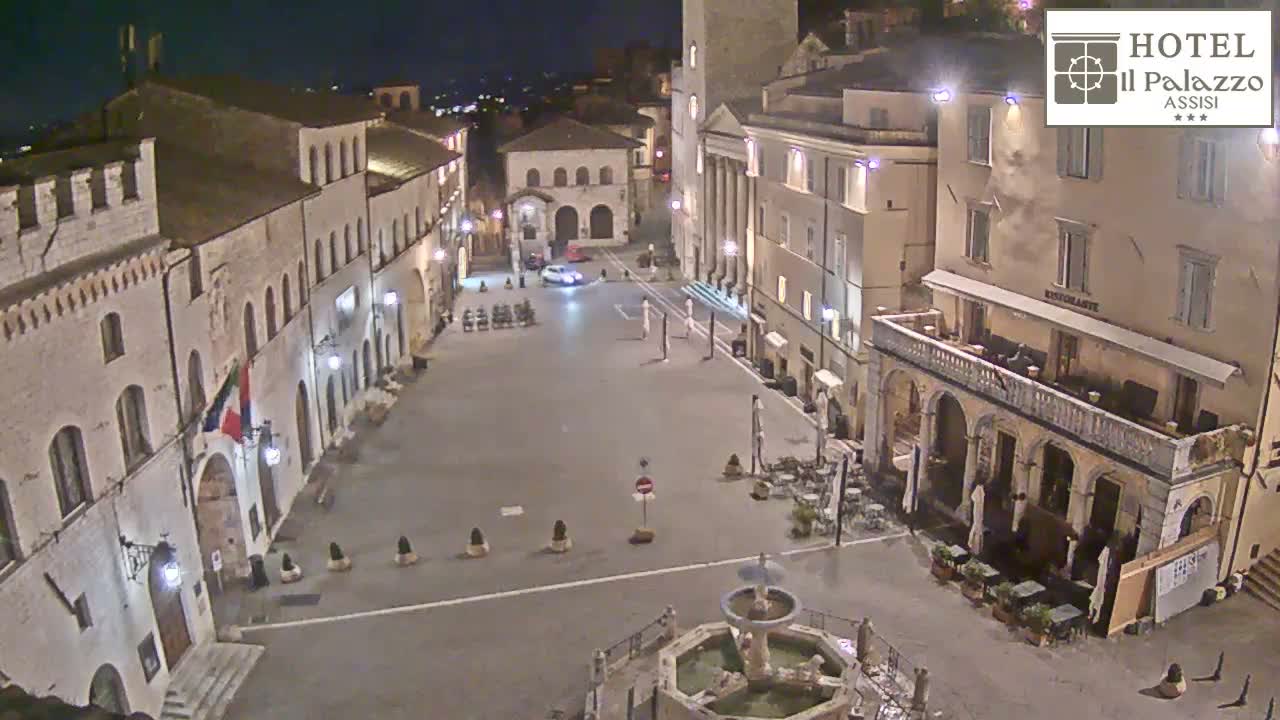 Assisi Piazza del Comune Square - Perugia, Umbria, Italy