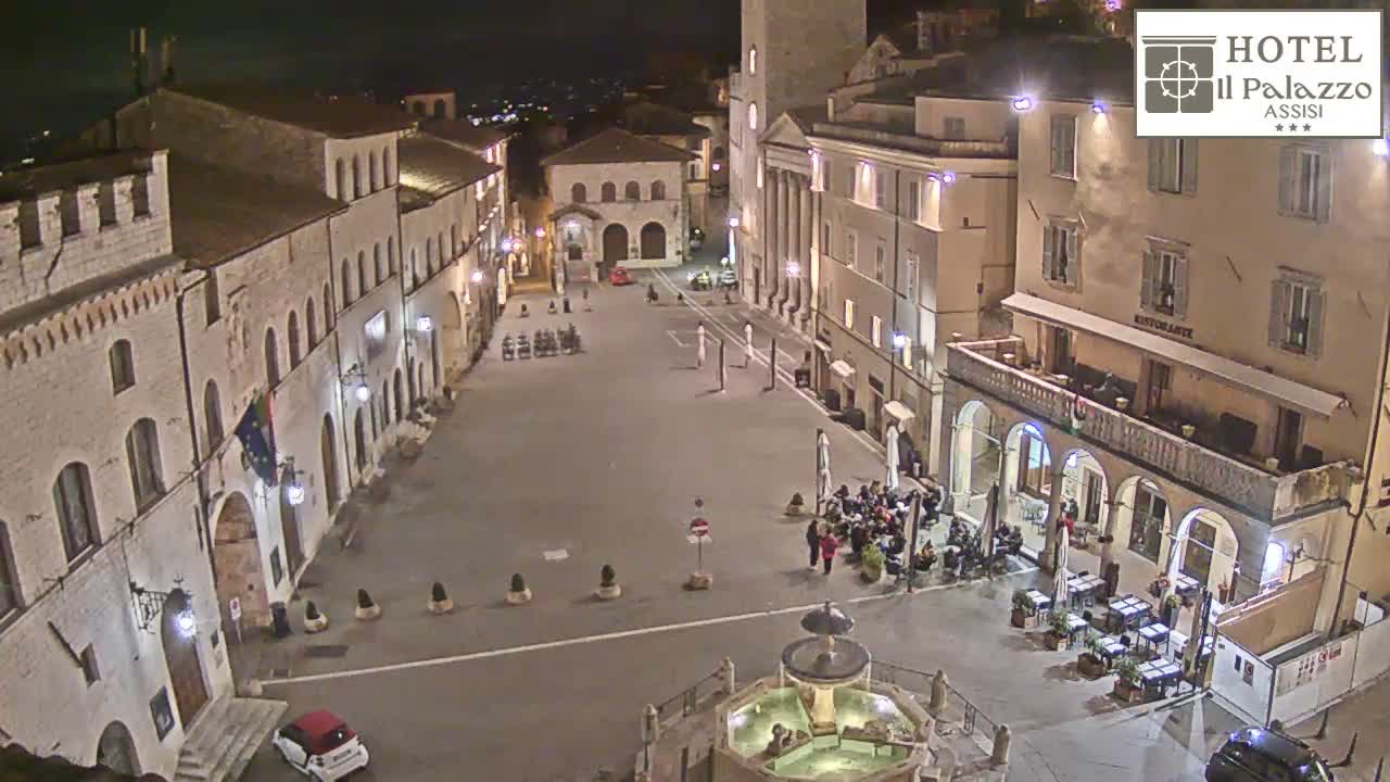 Assisi Piazza del Comune Square - Perugia, Umbria, Italy