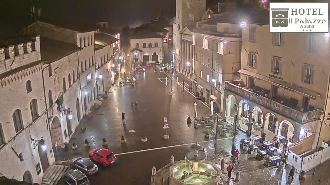 Assisi Piazza del Comune Square - Perugia, Umbria, Italy