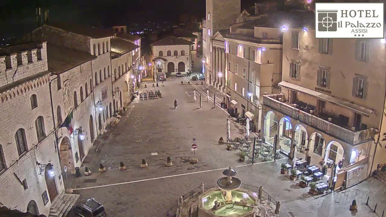 Assisi Piazza del Comune Square - Perugia, Umbria, Italy