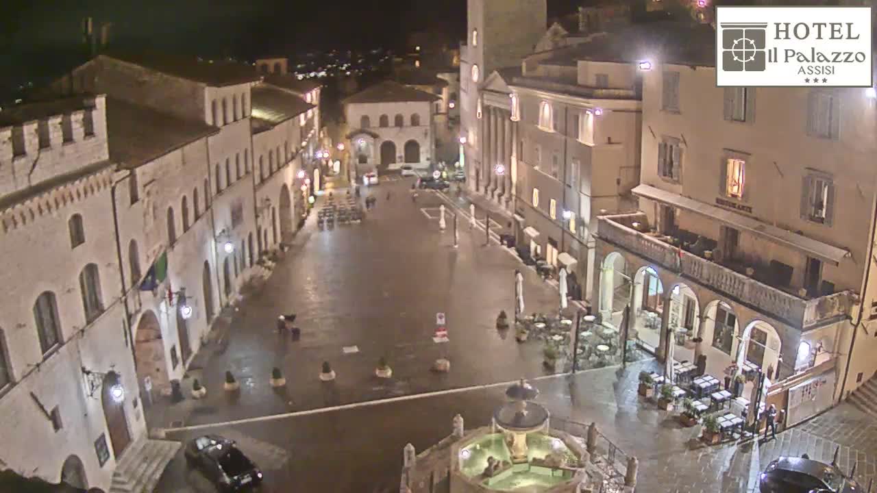 Assisi Piazza del Comune Square - Perugia, Umbria, Italy