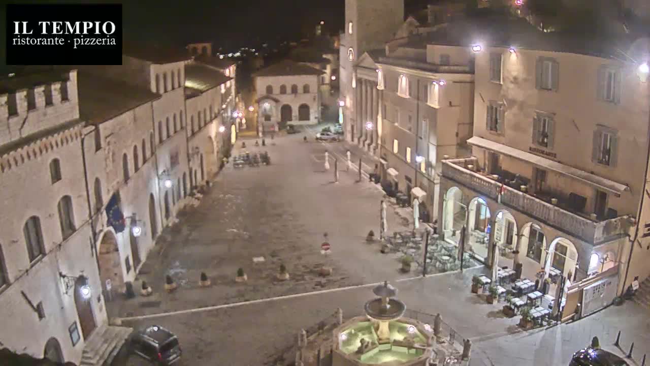 Assisi Piazza del Comune Square - Perugia, Umbria, Italy