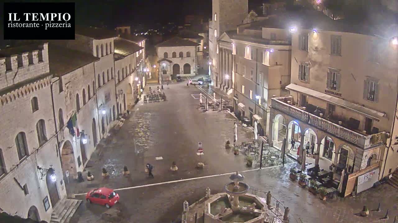 Assisi Piazza del Comune Square - Perugia, Umbria, Italy