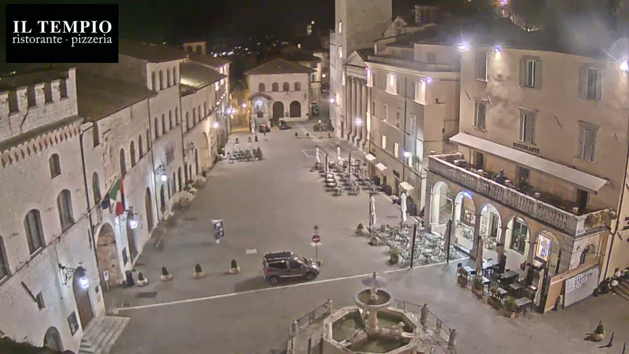 Assisi Piazza del Comune Square - Perugia, Umbria, Italy
