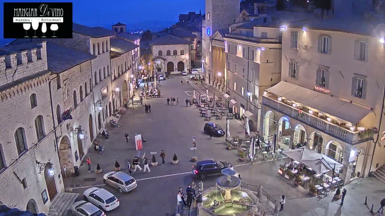 Assisi Piazza del Comune Square - Perugia, Umbria, Italy