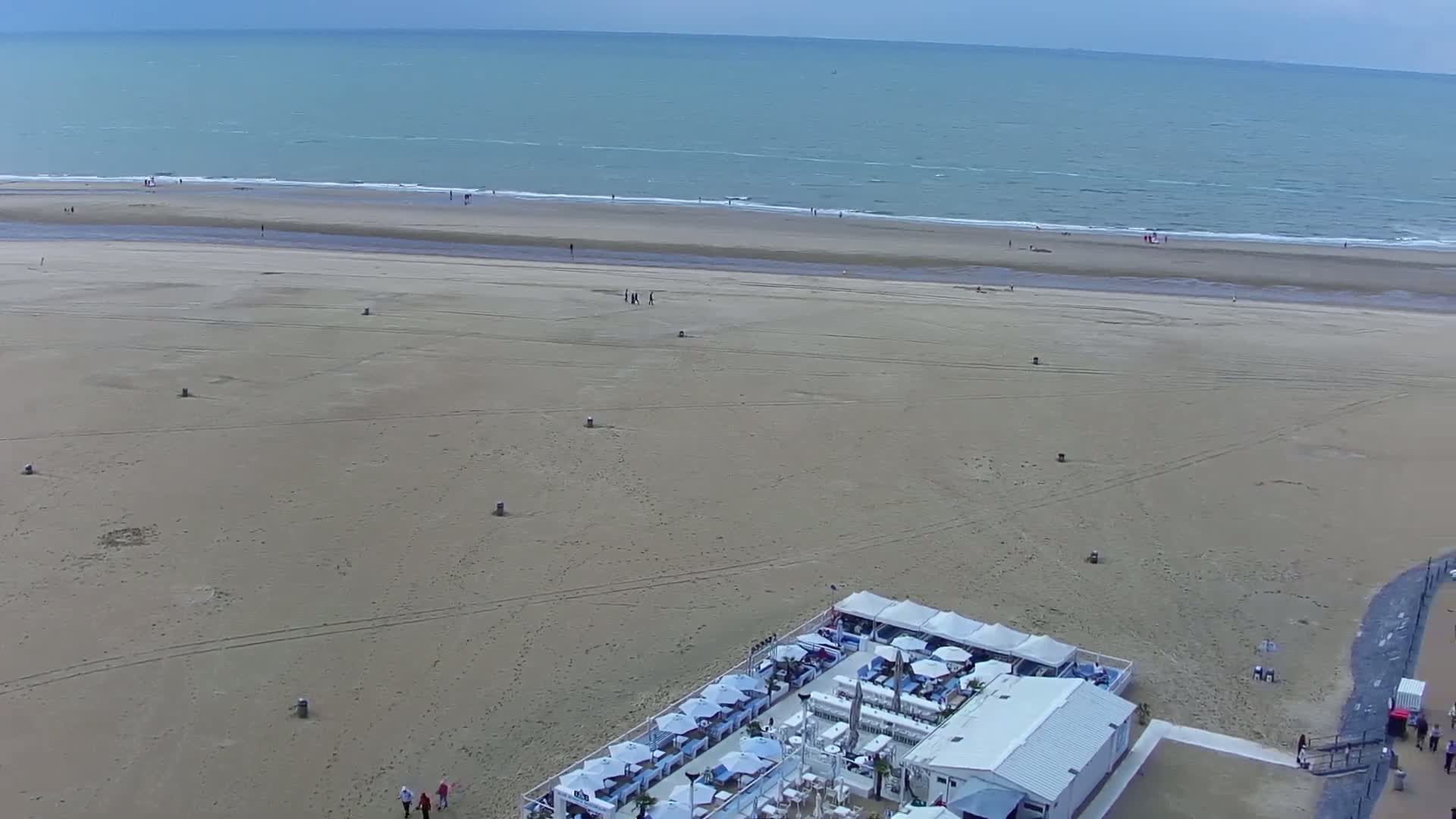 Ostend City & Strand Oostande Beach Live Cam - Ostend(Ostende), West Flanders (Flandre-Occidentale), Flemish (Flamande), Belgium