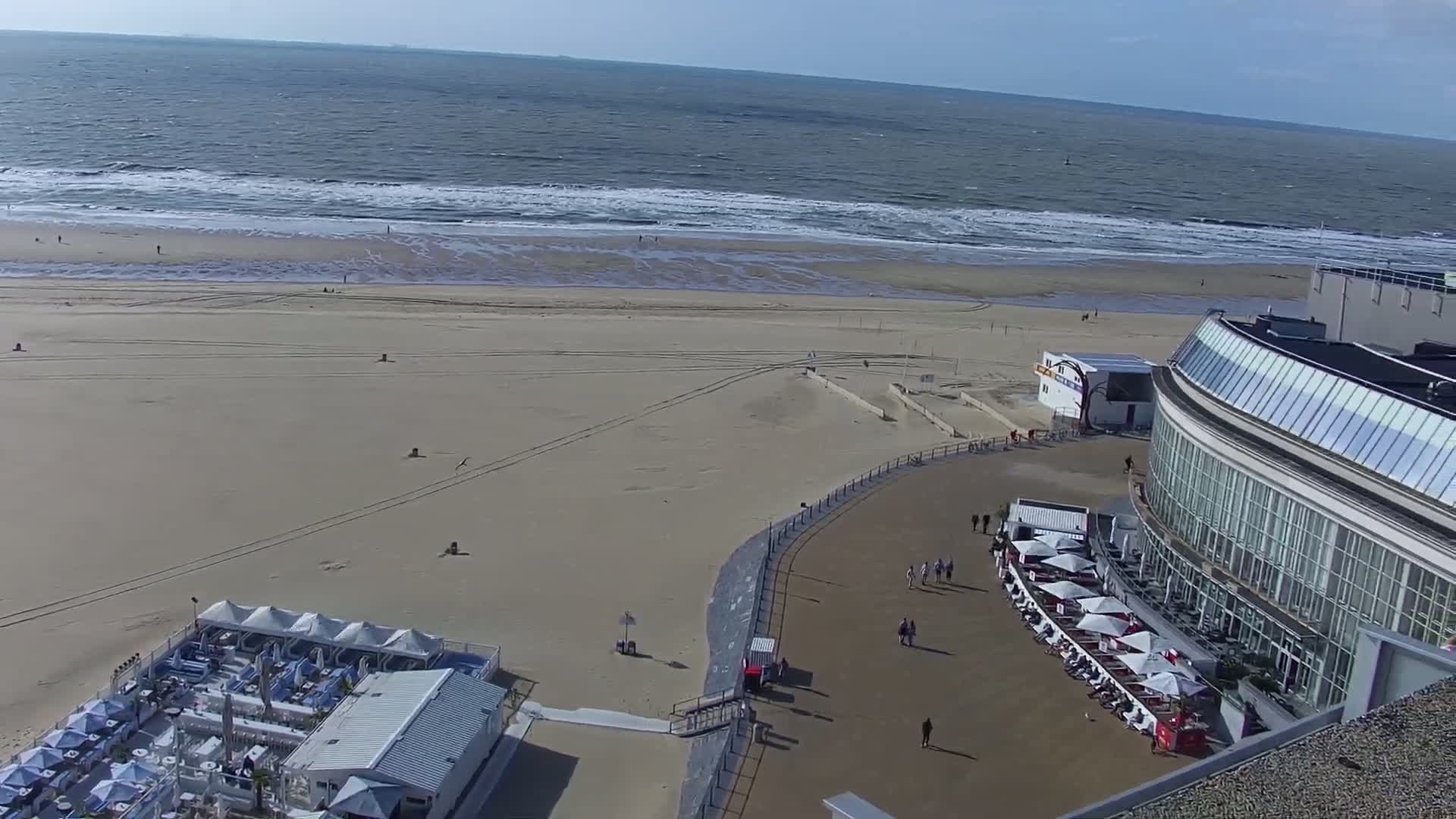 Ostend City & Strand Oostande Beach Live Cam - Ostend(Ostende), West Flanders (Flandre-Occidentale), Flemish (Flamande), Belgium