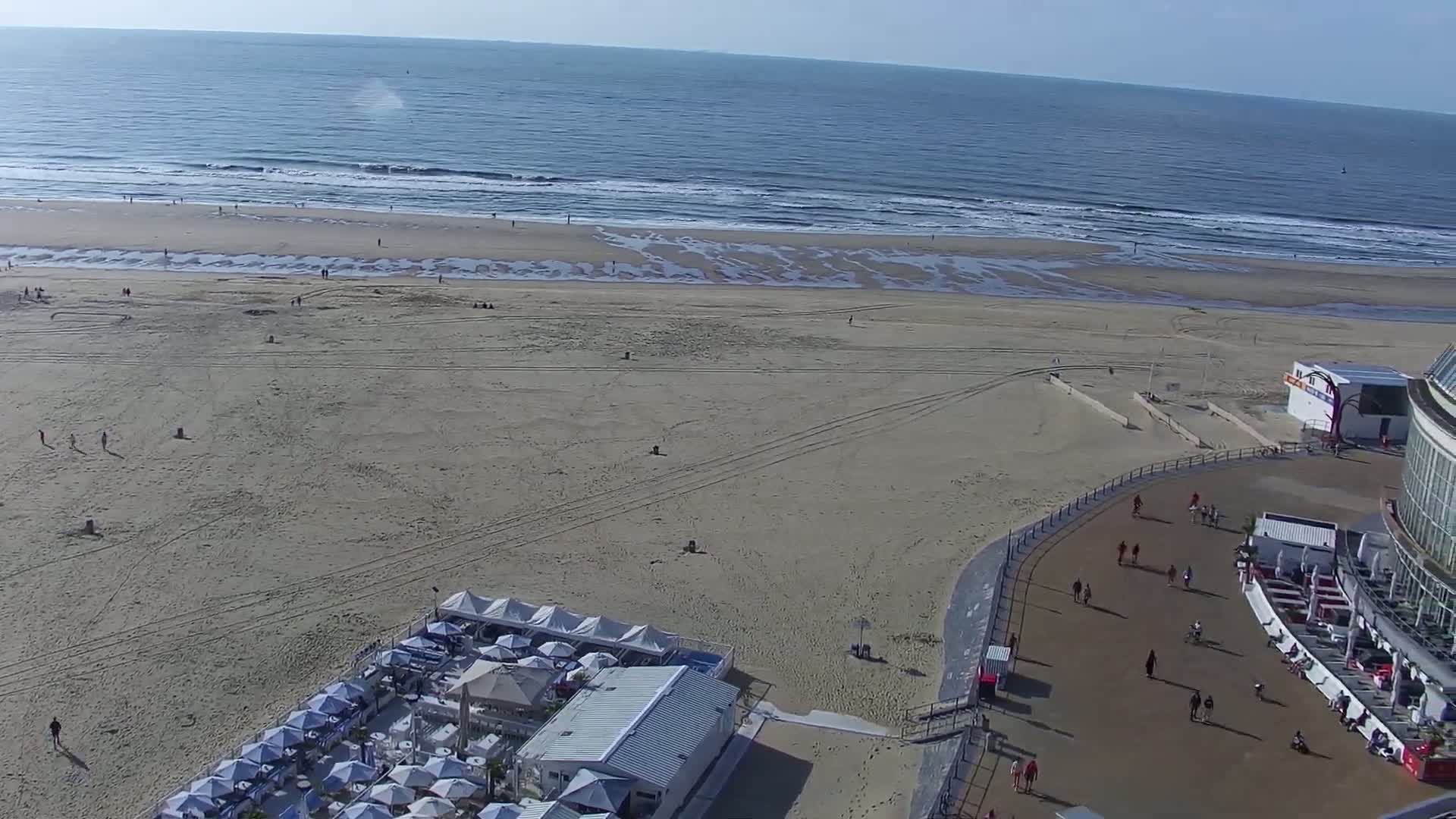 Ostend City & Strand Oostande Beach Live Cam - Ostend(Ostende), West Flanders (Flandre-Occidentale), Flemish (Flamande), Belgium