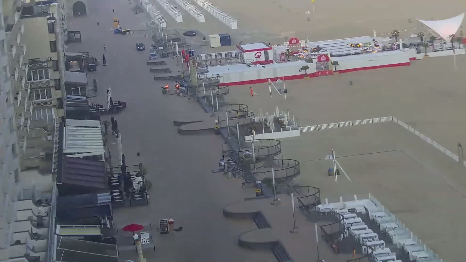 Ostend City & Strand Oostande Beach Live Cam - Ostend(Ostende), West Flanders (Flandre-Occidentale), Flemish (Flamande), Belgium