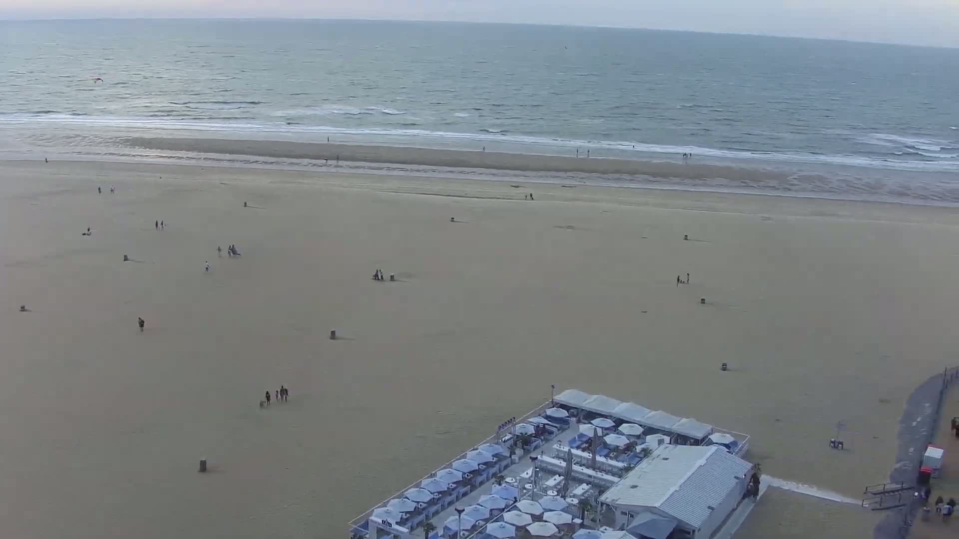 Ostend City & Strand Oostande Beach Live Cam - Ostend(Ostende), West Flanders (Flandre-Occidentale), Flemish (Flamande), Belgium