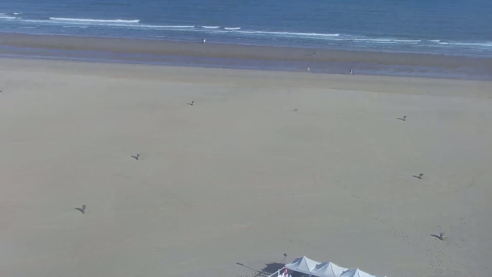 Ostend City & Strand Oostande Beach Live Cam - Ostend(Ostende), West Flanders (Flandre-Occidentale), Flemish (Flamande), Belgium