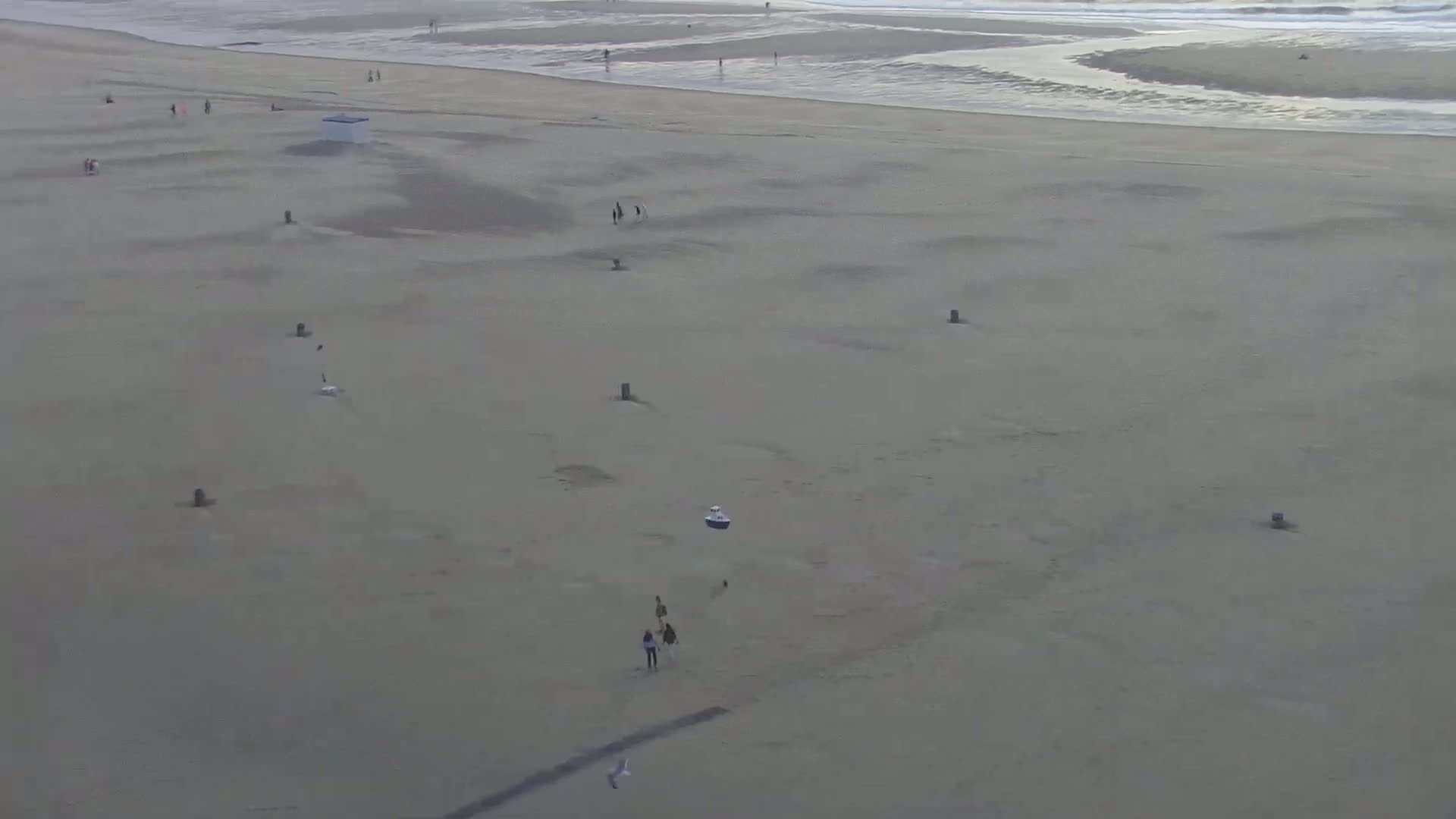 Ostend City & Strand Oostande Beach Live Cam - Ostend(Ostende), West Flanders (Flandre-Occidentale), Flemish (Flamande), Belgium