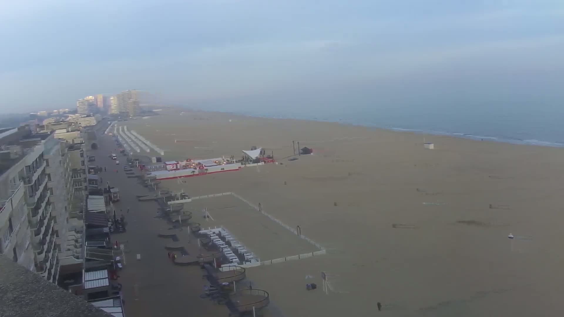 Ostend City & Strand Oostande Beach Live Cam - Ostend(Ostende), West Flanders (Flandre-Occidentale), Flemish (Flamande), Belgium