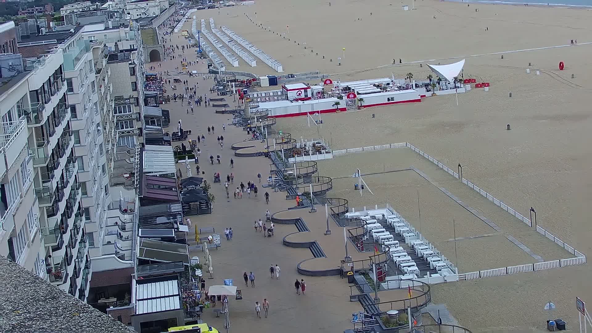 Ostend City & Strand Oostande Beach Live Cam - Ostend(Ostende), West Flanders (Flandre-Occidentale), Flemish (Flamande), Belgium