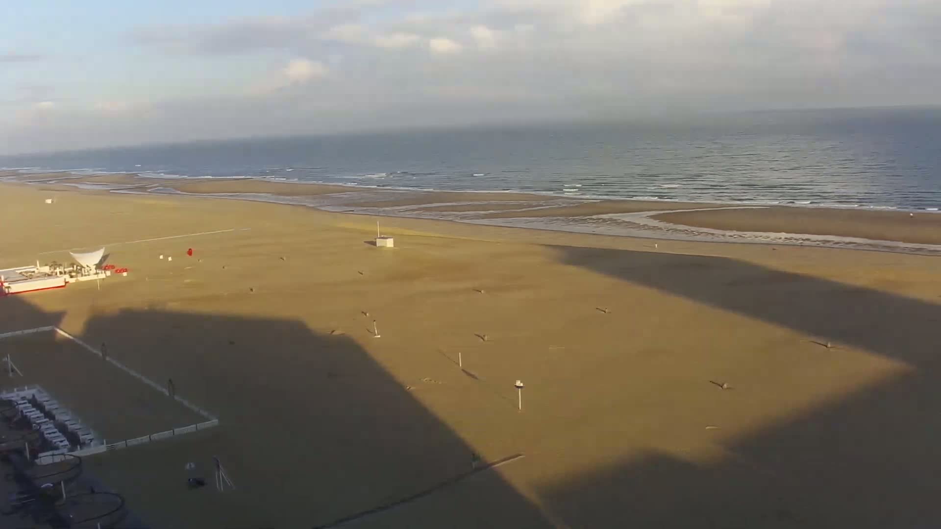 Ostend City & Strand Oostande Beach Live Cam - Ostend(Ostende), West Flanders (Flandre-Occidentale), Flemish (Flamande), Belgium