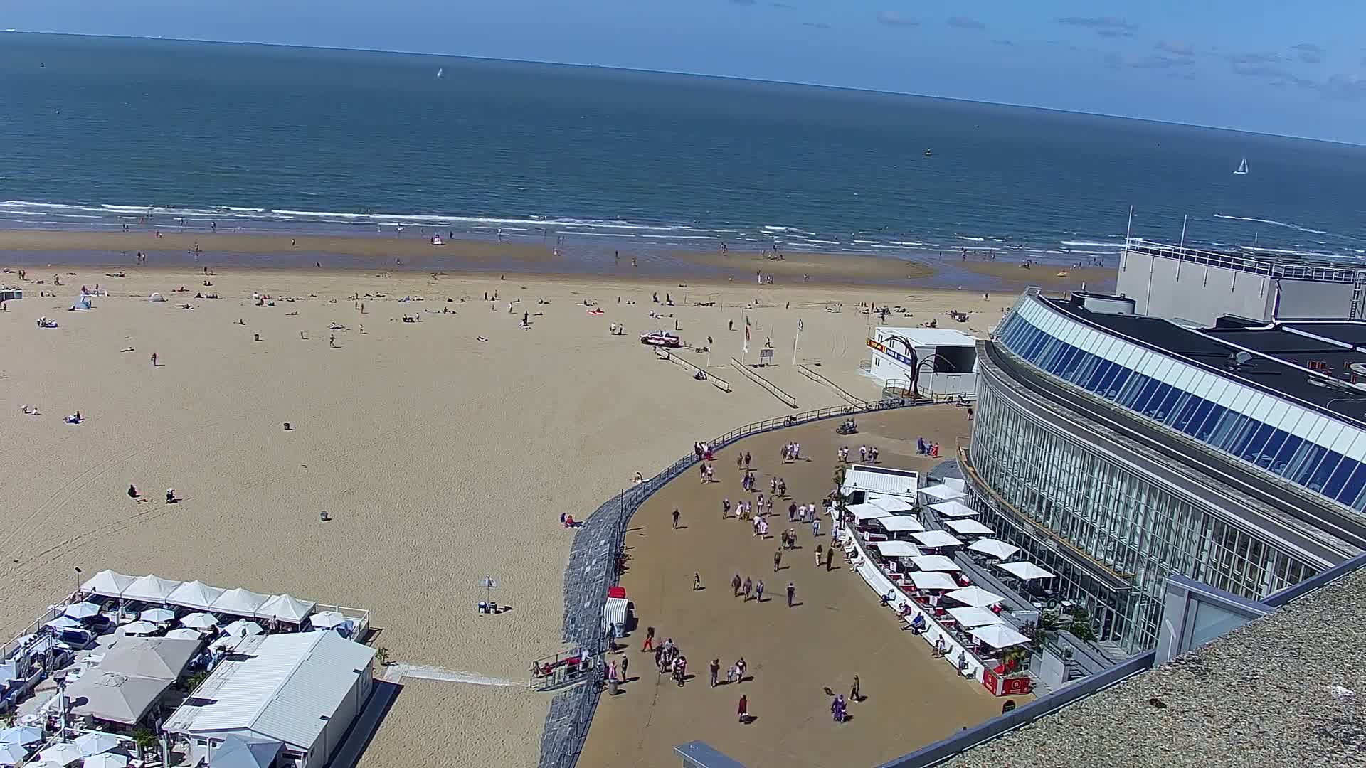 Ostend City & Strand Oostande Beach Live Cam - Ostend(Ostende), West Flanders (Flandre-Occidentale), Flemish (Flamande), Belgium
