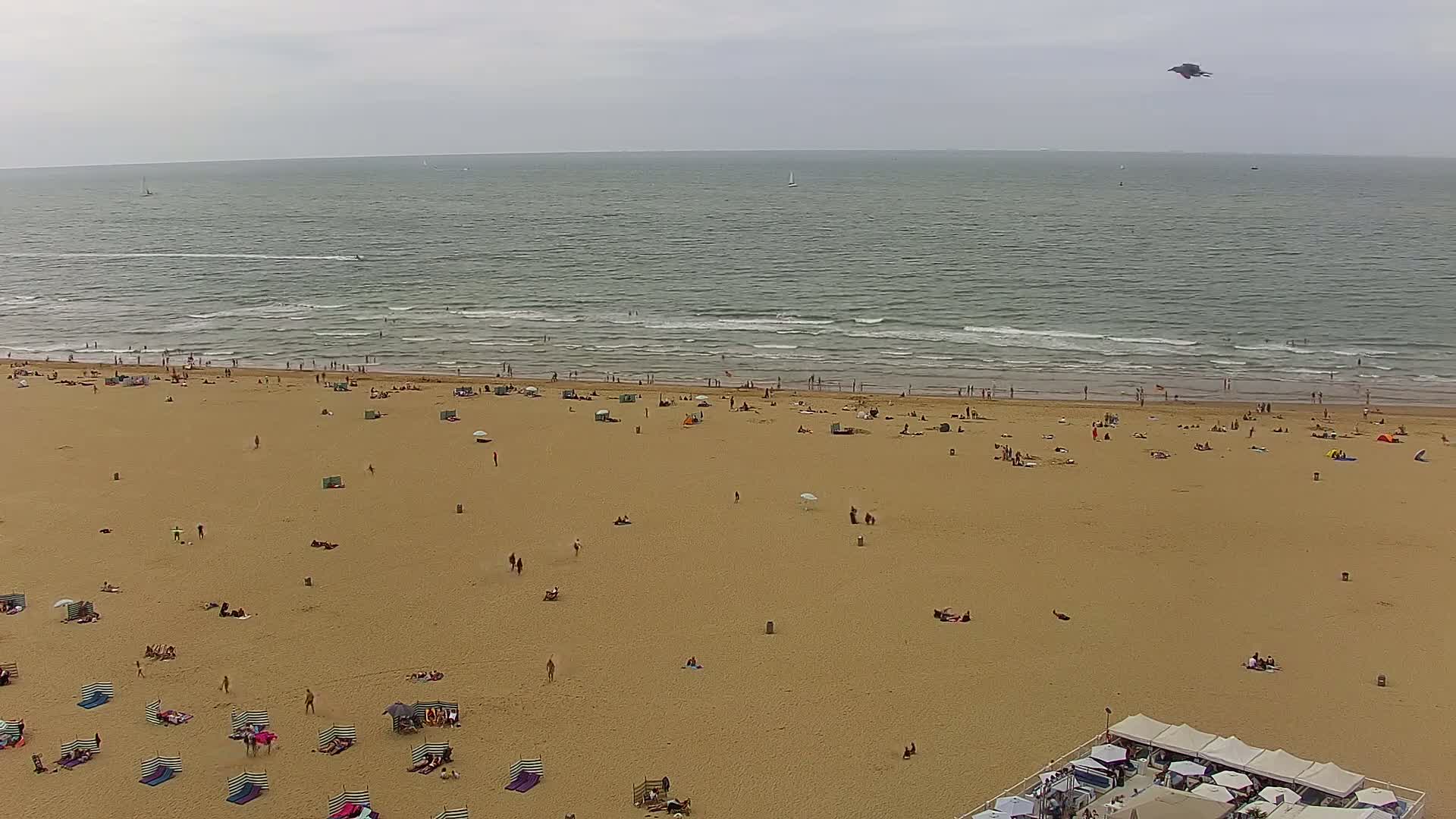 Ostend City & Strand Oostande Beach Live Cam - Ostend(Ostende), West Flanders (Flandre-Occidentale), Flemish (Flamande), Belgium