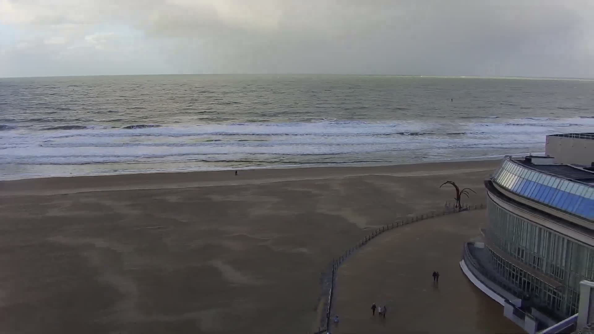 Ostend City & Strand Oostande Beach Live Cam - Ostend(Ostende), West Flanders (Flandre-Occidentale), Flemish (Flamande), Belgium