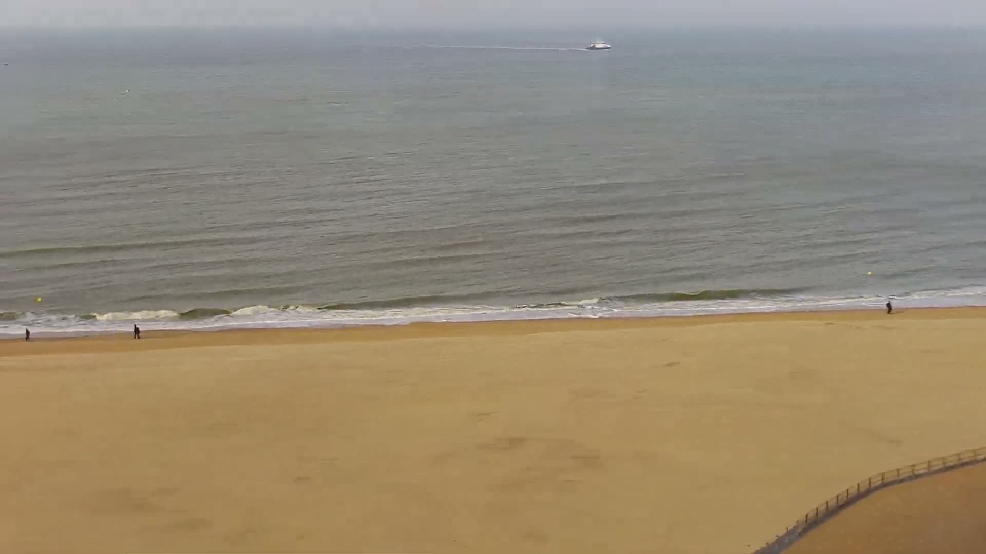 Ostend City & Strand Oostande Beach Live Cam - Ostend(Ostende), West Flanders (Flandre-Occidentale), Flemish (Flamande), Belgium