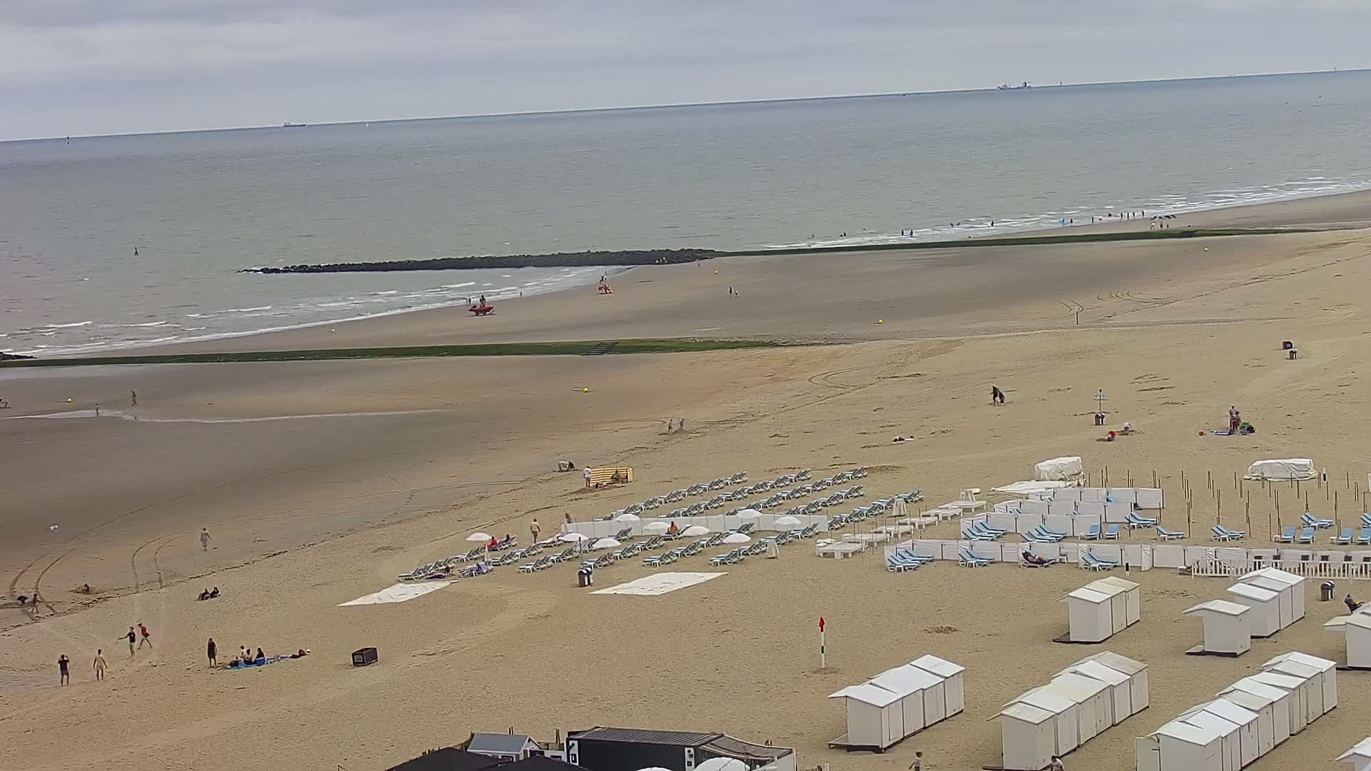 Wenduine, Strand van Wenduine Beach Live Cam - Ostend(Ostende), West Flanders (Flandre-Occidentale), Flemish (Flamande), Belgium