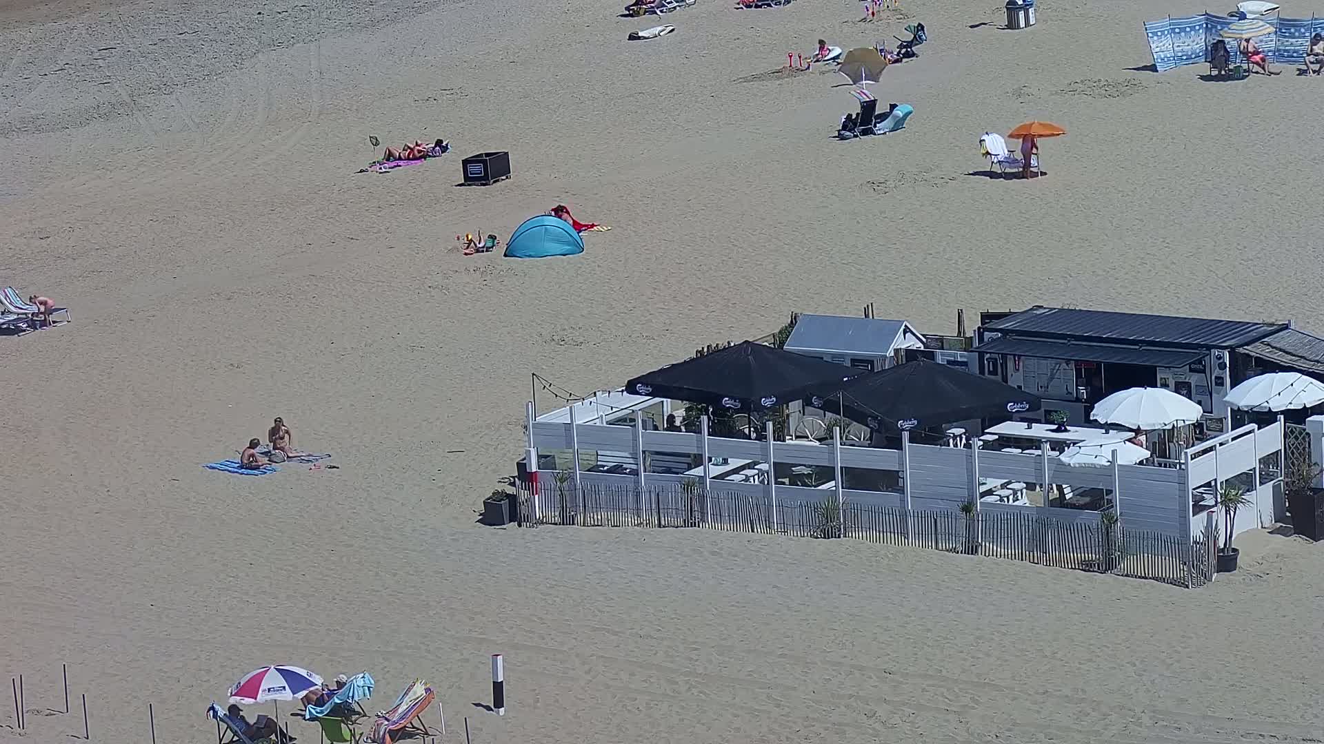 Wenduine, Strand van Wenduine Beach Live Cam - Ostend(Ostende), West Flanders (Flandre-Occidentale), Flemish (Flamande), Belgium