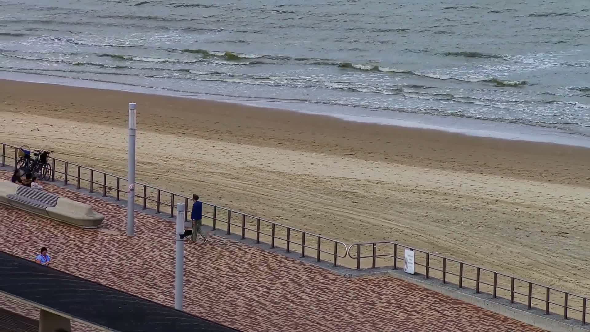 Wenduine, Strand van Wenduine Beach Live Cam - Ostend(Ostende), West Flanders (Flandre-Occidentale), Flemish (Flamande), Belgium