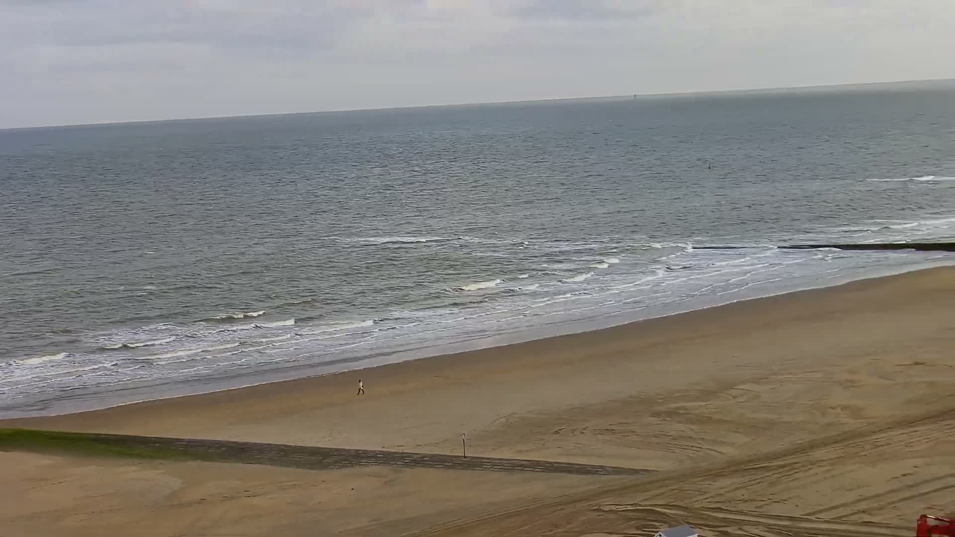 Wenduine, Strand van Wenduine Beach Live Cam - Ostend(Ostende), West Flanders (Flandre-Occidentale), Flemish (Flamande), Belgium