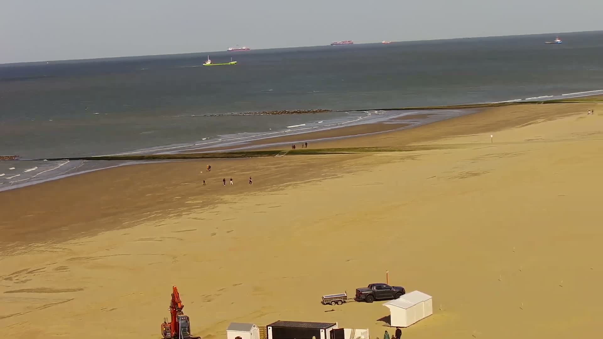 Wenduine, Strand van Wenduine Beach Live Cam - Ostend(Ostende), West Flanders (Flandre-Occidentale), Flemish (Flamande), Belgium