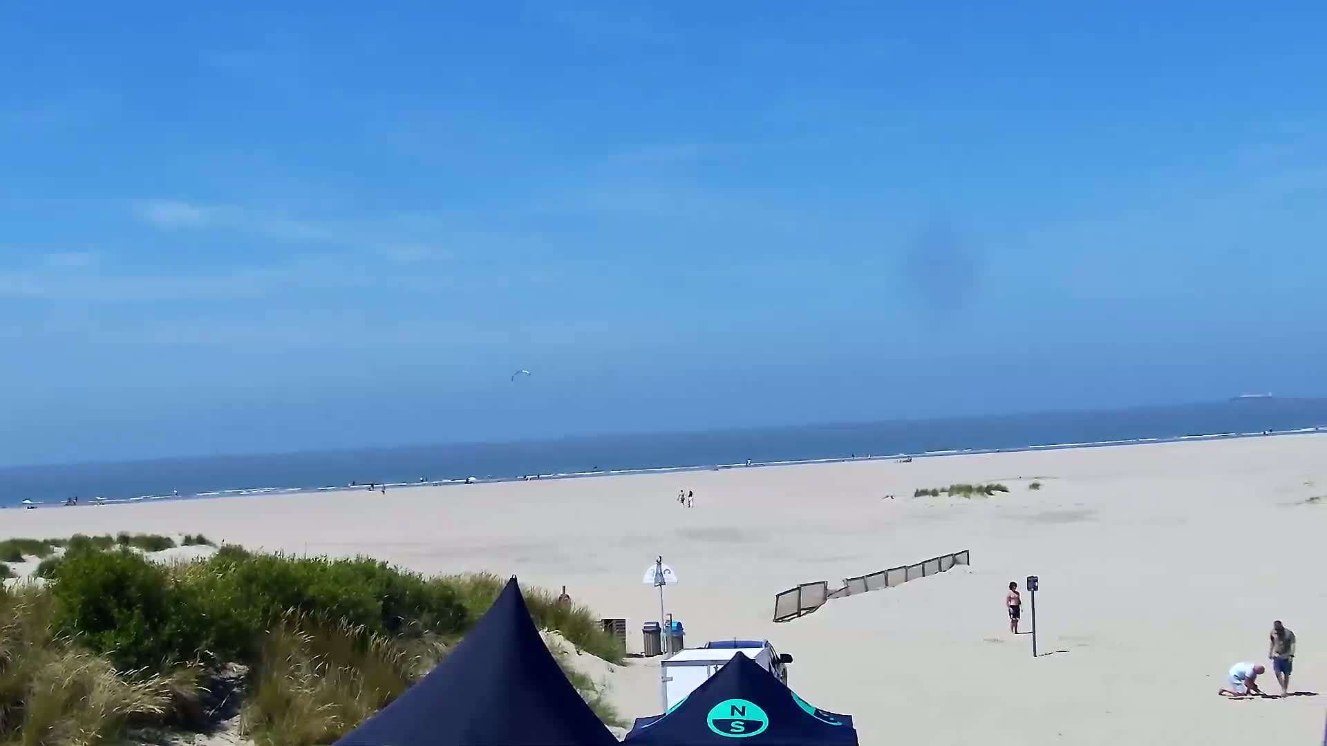Zeebrugge, Strand Zeebrugge  Beach & Port Live Cam -  Bruges, West Flanders (Flandre-Occidentale), Flemish (Flamande), Belgium