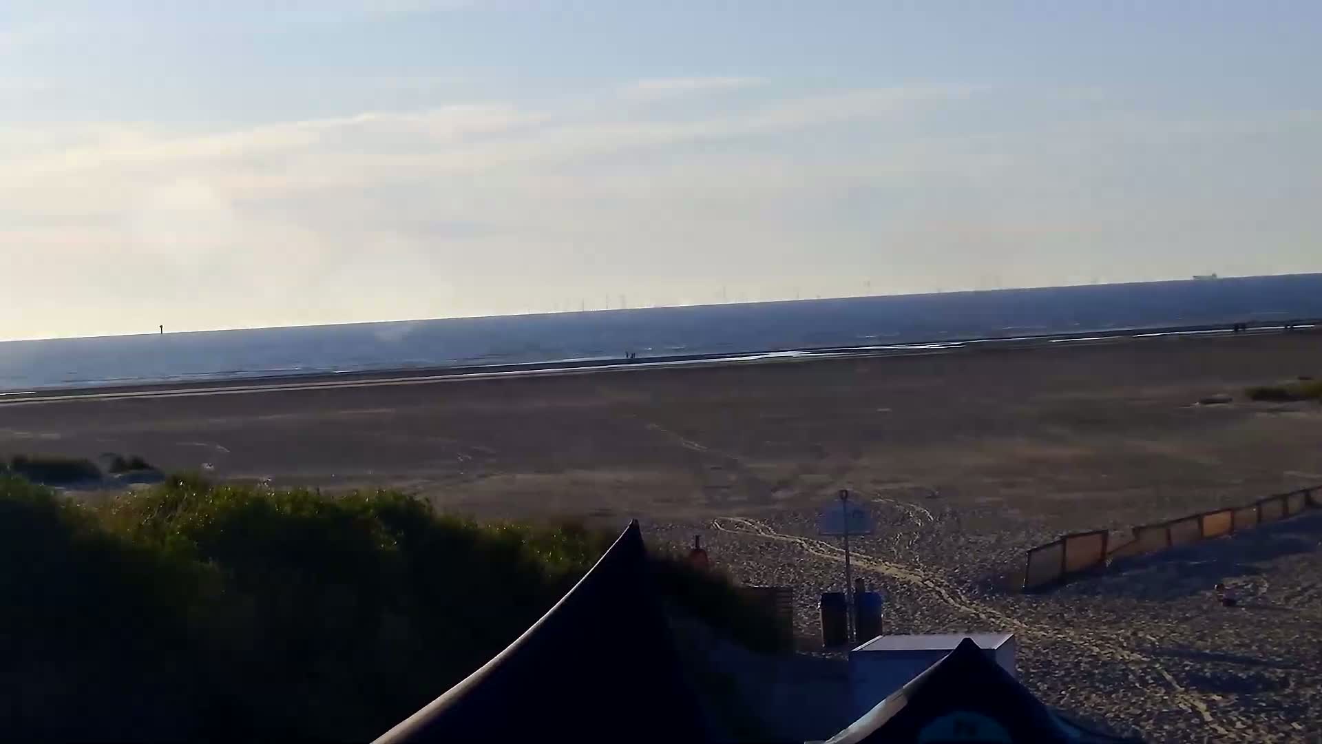 Zeebrugge, Strand Zeebrugge  Beach & Port Live Cam -  Bruges, West Flanders (Flandre-Occidentale), Flemish (Flamande), Belgium