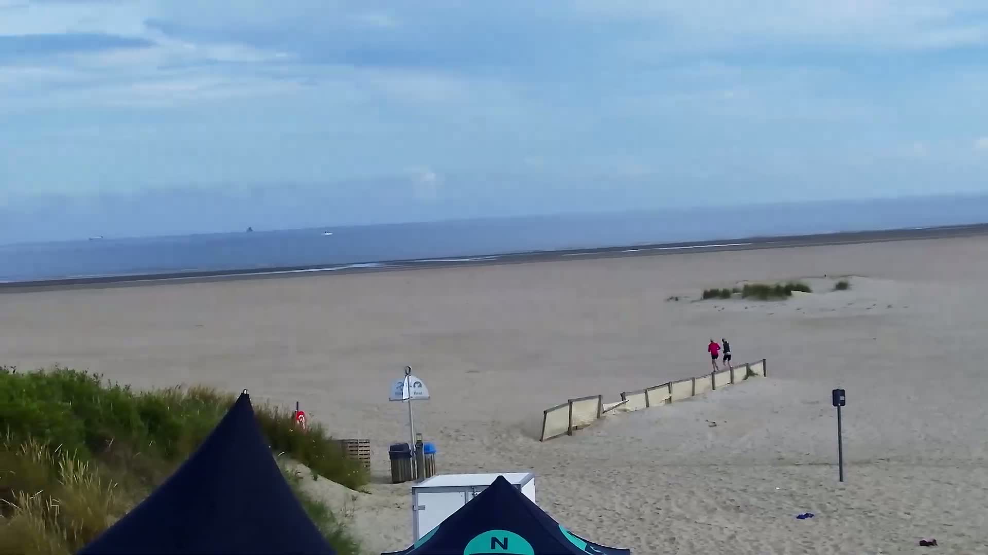 Zeebrugge, Strand Zeebrugge  Beach & Port Live Cam -  Bruges, West Flanders (Flandre-Occidentale), Flemish (Flamande), Belgium