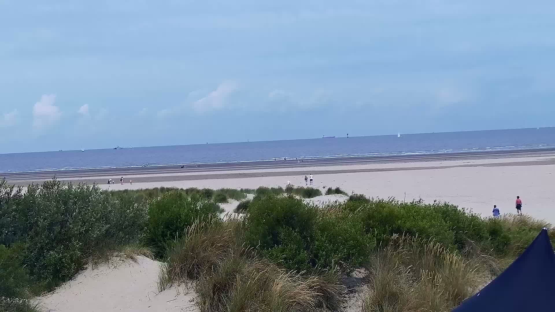 Zeebrugge, Strand Zeebrugge  Beach & Port Live Cam -  Bruges, West Flanders (Flandre-Occidentale), Flemish (Flamande), Belgium