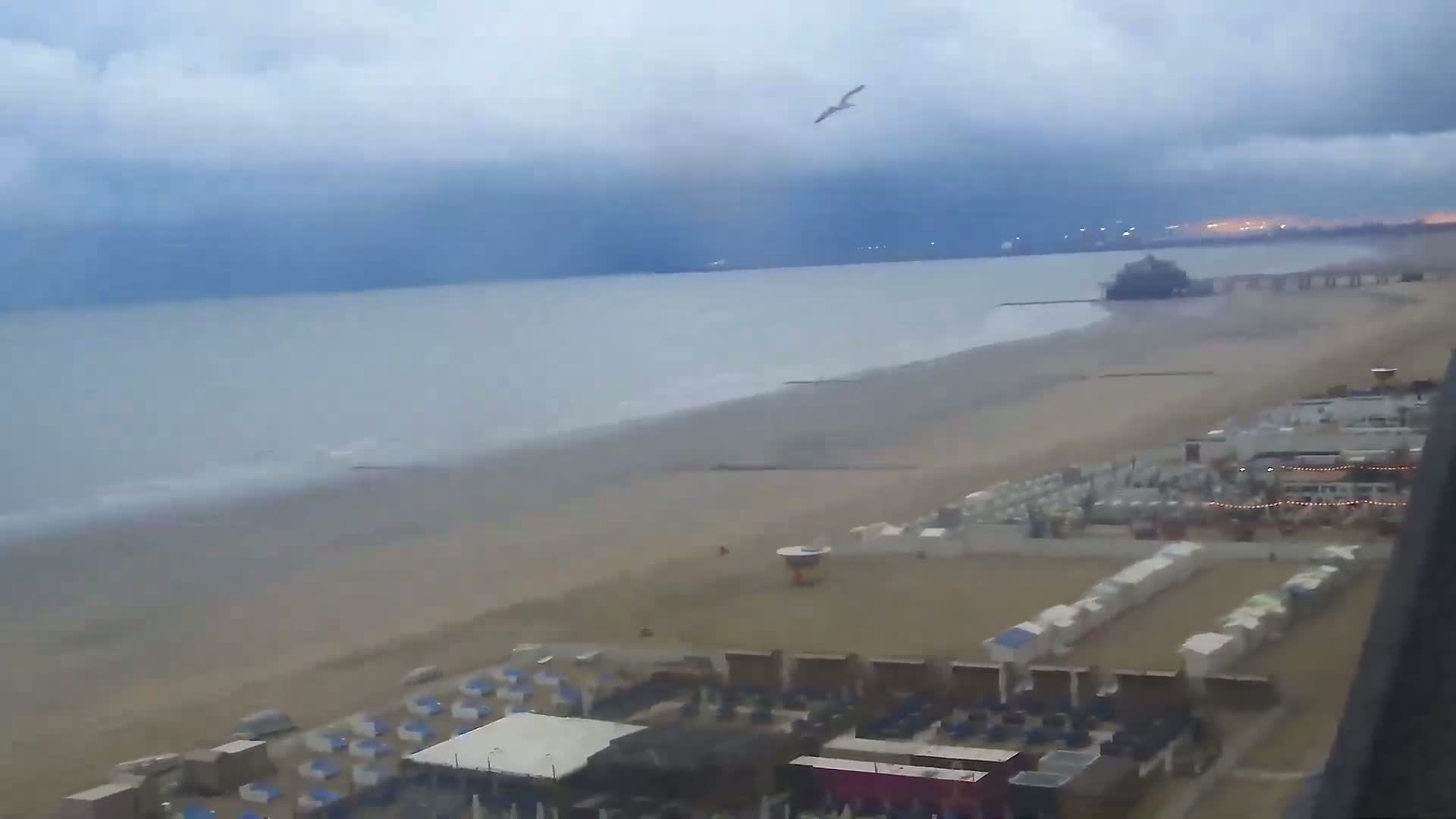 Blankenberge, Strand van Blankenberge Beach & Belgium Pier Live Cam - Bruges, West Flanders (Flandre-Occidentale), Flemish (Flamande), Belgium