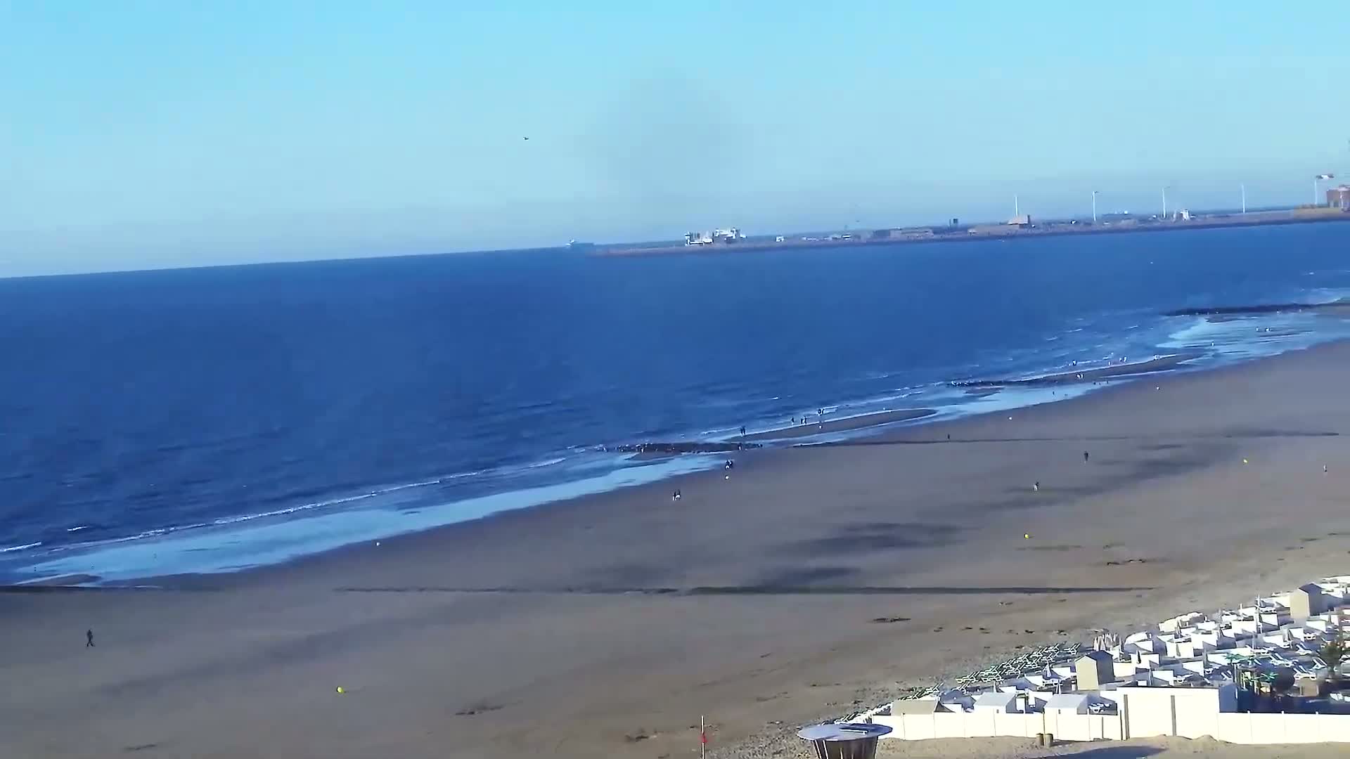Blankenberge, Strand van Blankenberge Beach & Belgium Pier Live Cam - Bruges, West Flanders (Flandre-Occidentale), Flemish (Flamande), Belgium