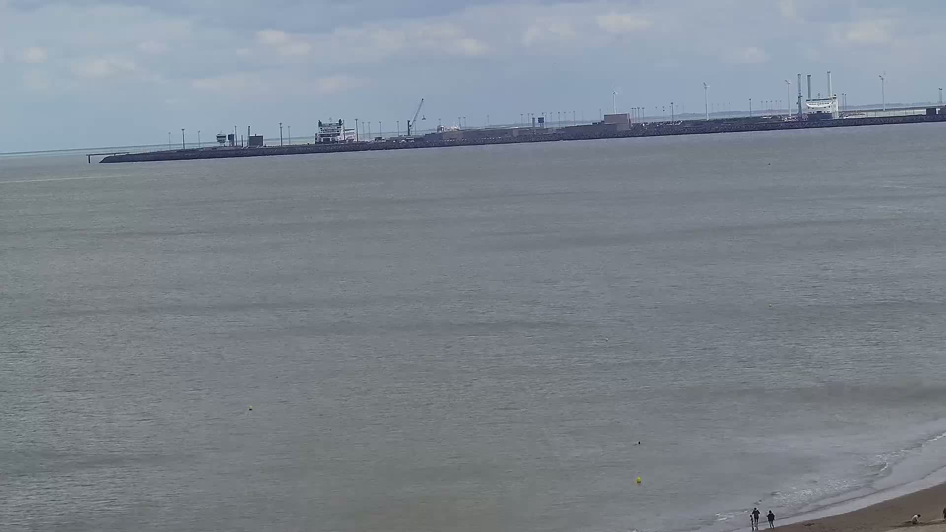Blankenberge, Strand van Blankenberge Beach & Belgium Pier Live Cam - Bruges, West Flanders (Flandre-Occidentale), Flemish (Flamande), Belgium