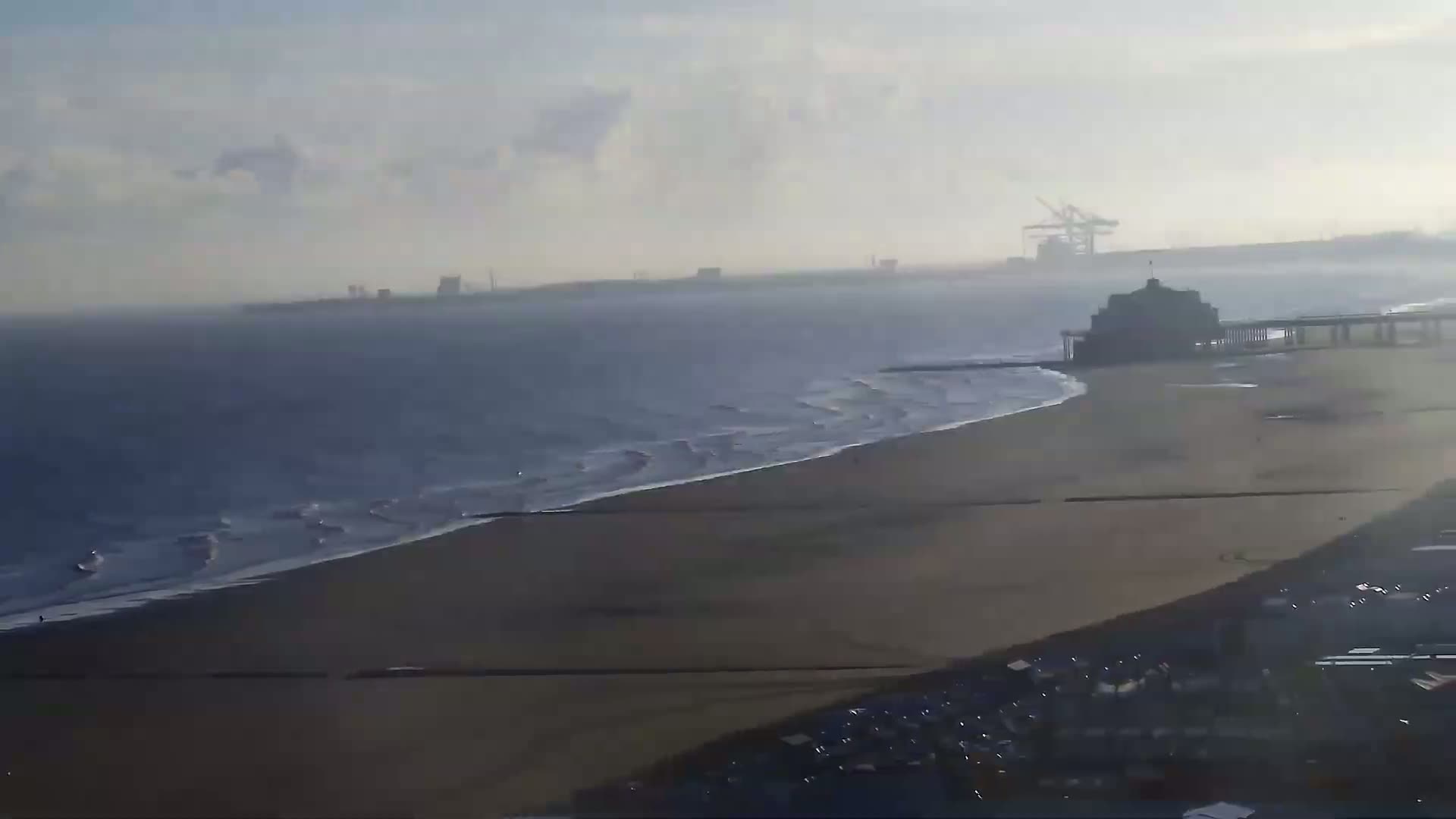 Blankenberge, Strand van Blankenberge Beach & Belgium Pier Live Cam - Bruges, West Flanders (Flandre-Occidentale), Flemish (Flamande), Belgium