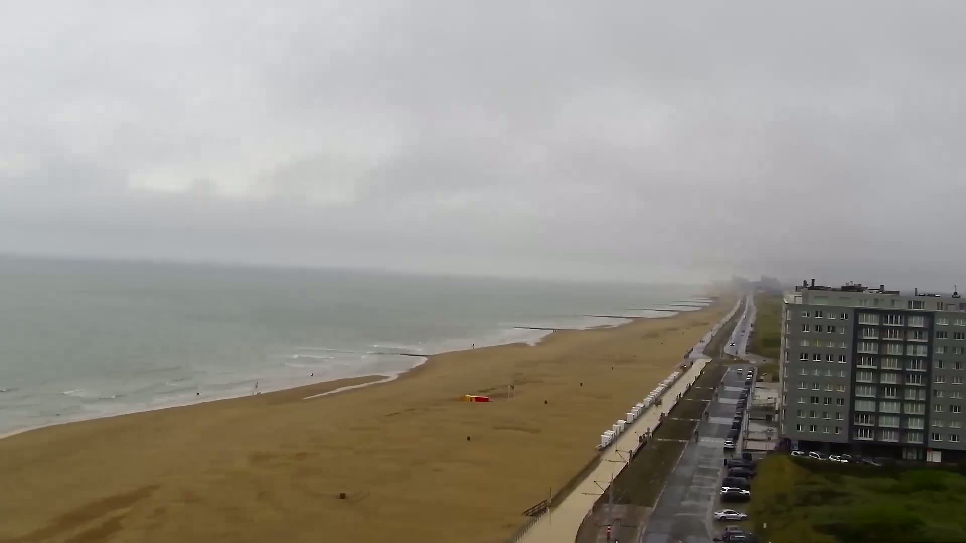 Middelkerke Comune & Middelkerke Strand Beach Skyline Live Cam  - Ostend(Ostende), West Flanders (Flandre-Occidentale), Flemish (Flamande), Belgium