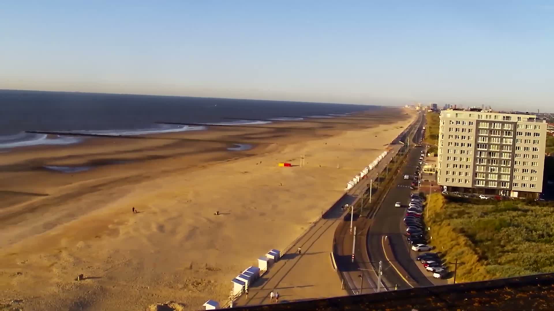 Middelkerke Comune & Middelkerke Strand Beach Skyline Live Cam  - Ostend(Ostende), West Flanders (Flandre-Occidentale), Flemish (Flamande), Belgium