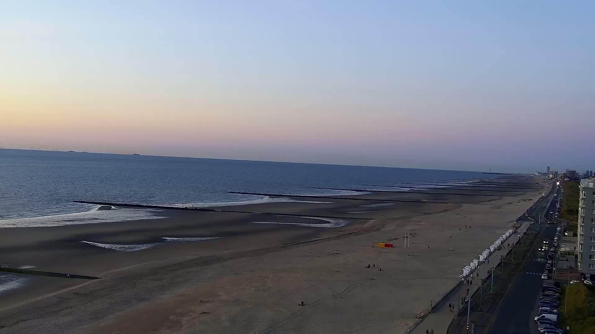 Middelkerke Comune & Middelkerke Strand Beach Skyline Live Cam  - Ostend(Ostende), West Flanders (Flandre-Occidentale), Flemish (Flamande), Belgium