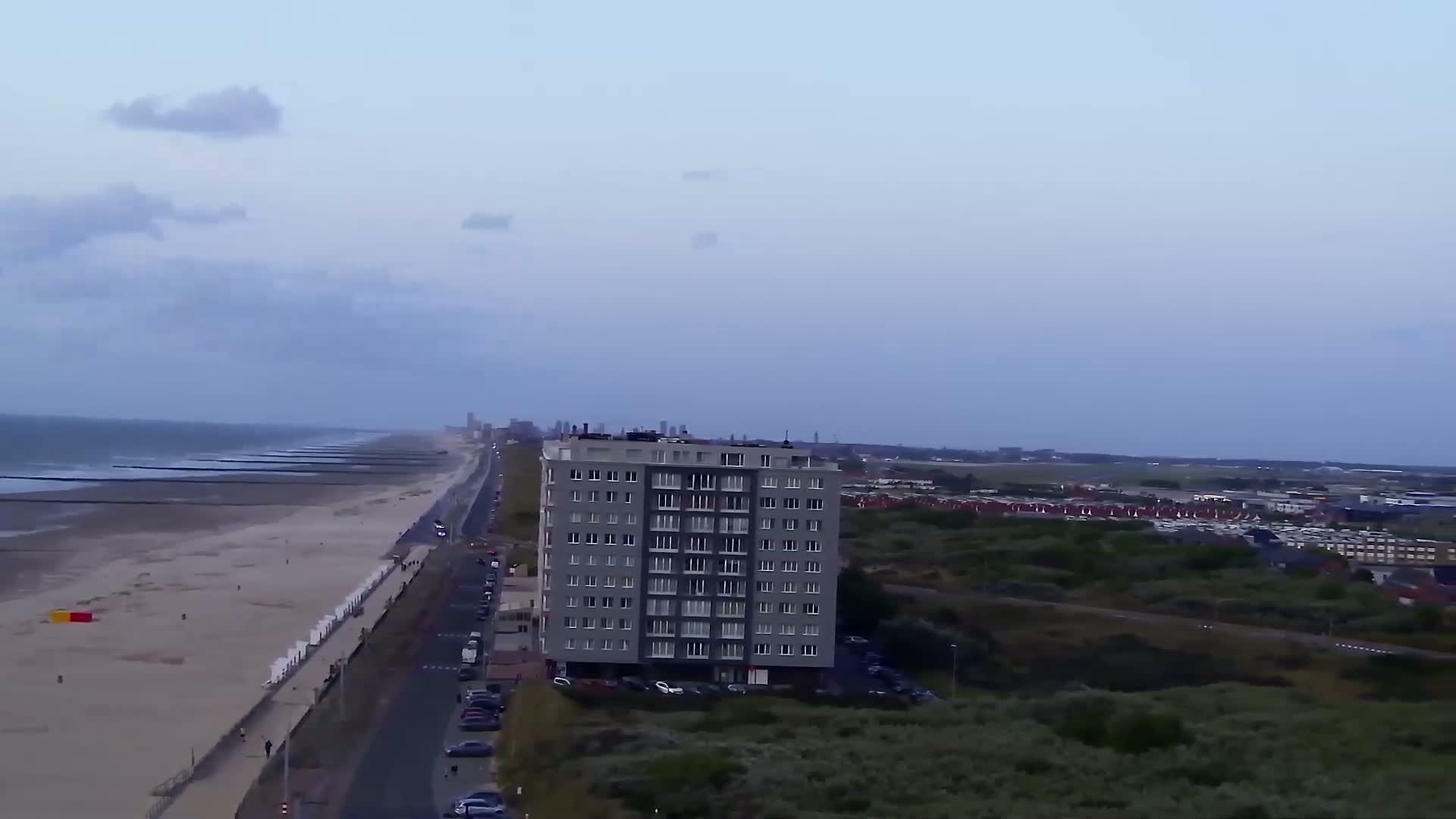 Middelkerke Comune & Middelkerke Strand Beach Skyline Live Cam  - Ostend(Ostende), West Flanders (Flandre-Occidentale), Flemish (Flamande), Belgium